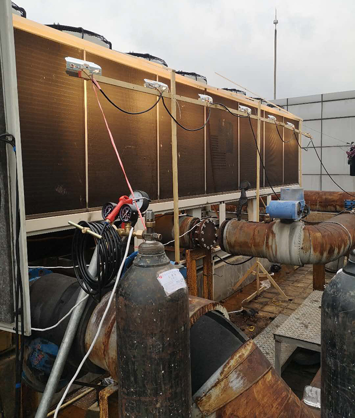 压缩机进水维修